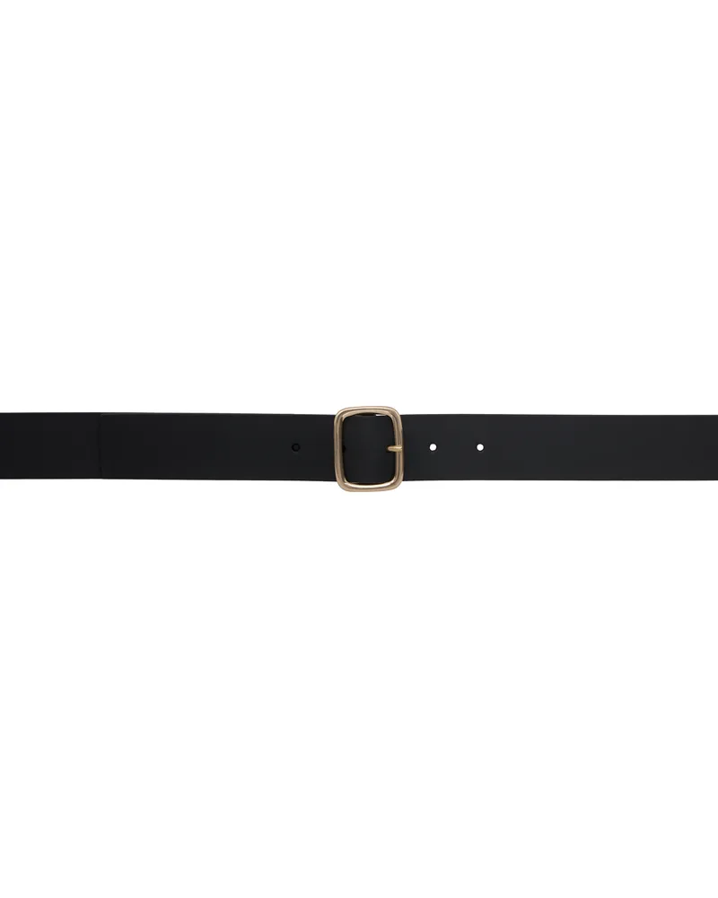 Anderson's Black Grained Leather Belt N1