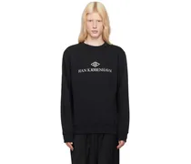 Black Bonded Sweatshirt