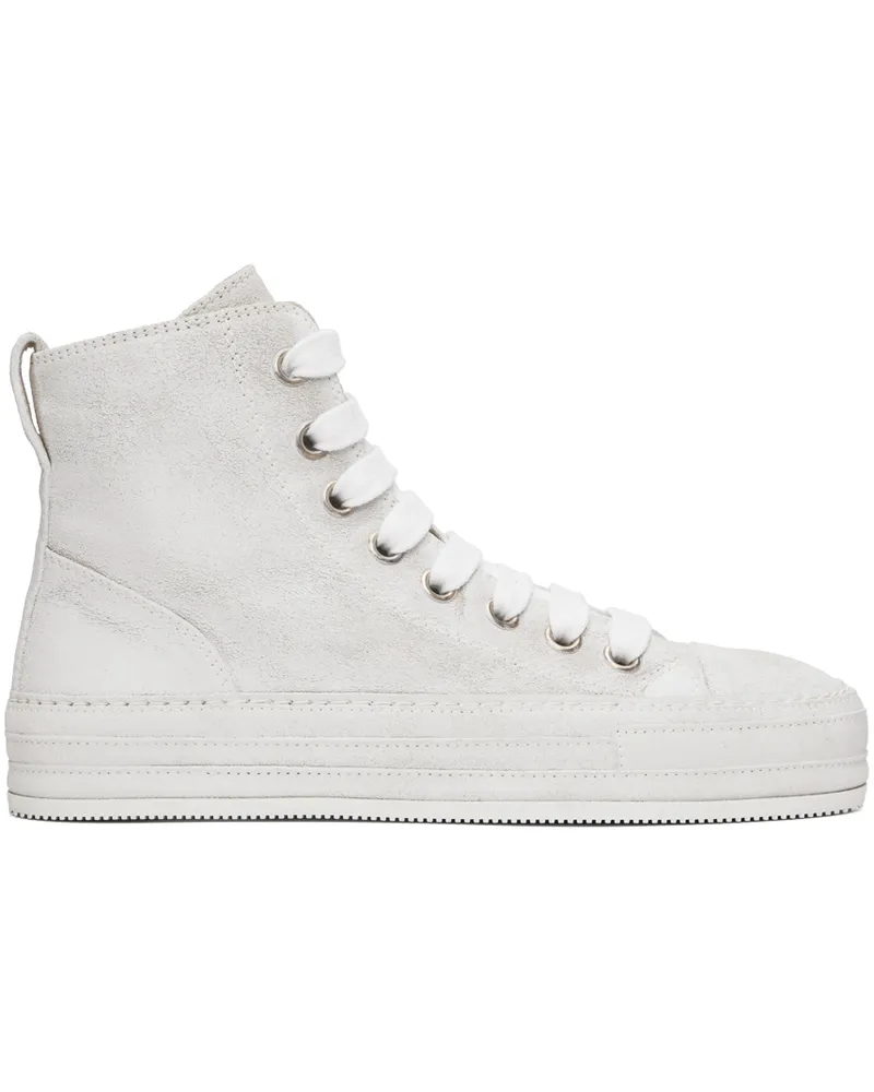 Ann Demeulemeester White Raven Sneakers White