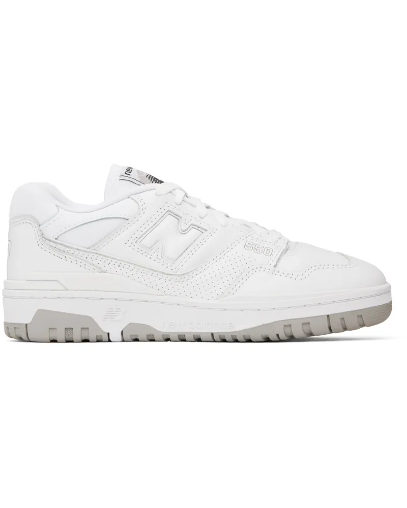 New Balance White 550 Sneakers White