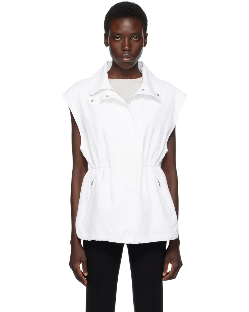 Rag & Bone White Monica Vest White