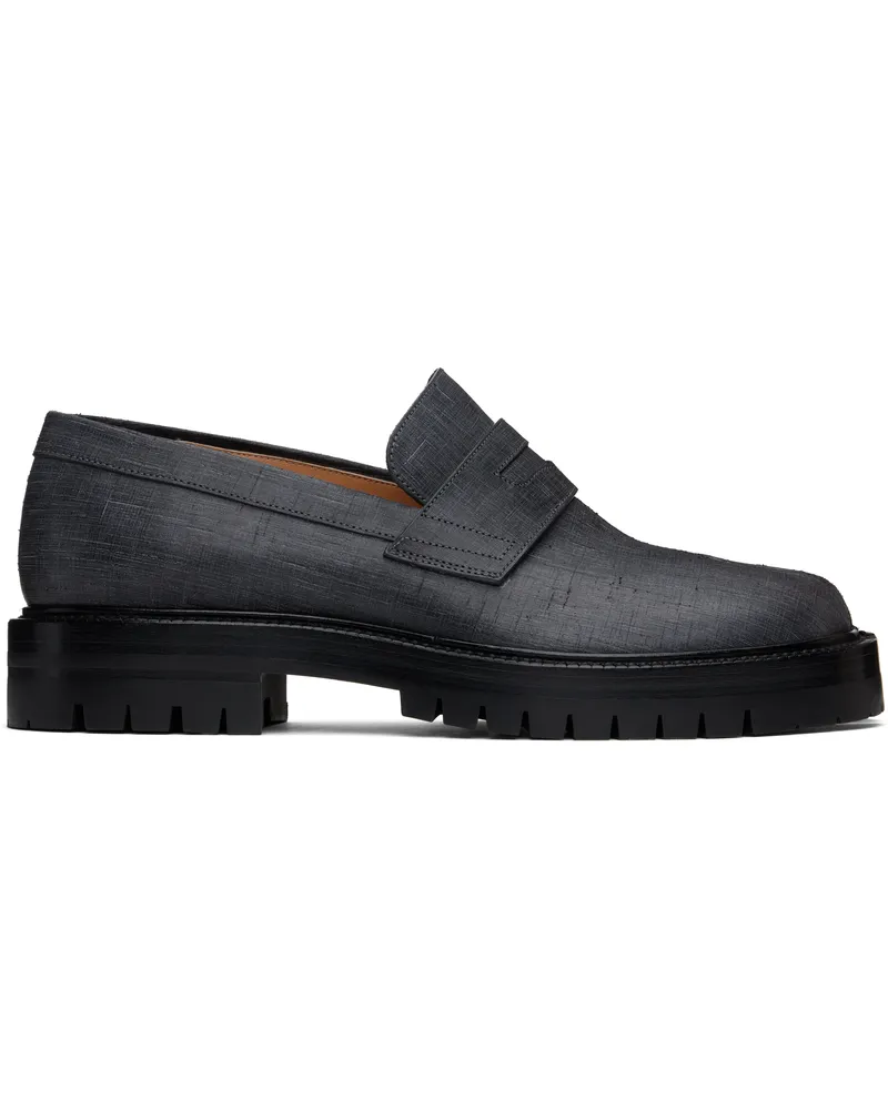 Maison Margiela Gray Tabi County Loafers H8396