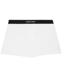 Tom Ford White Jacquard Logo Boxers White