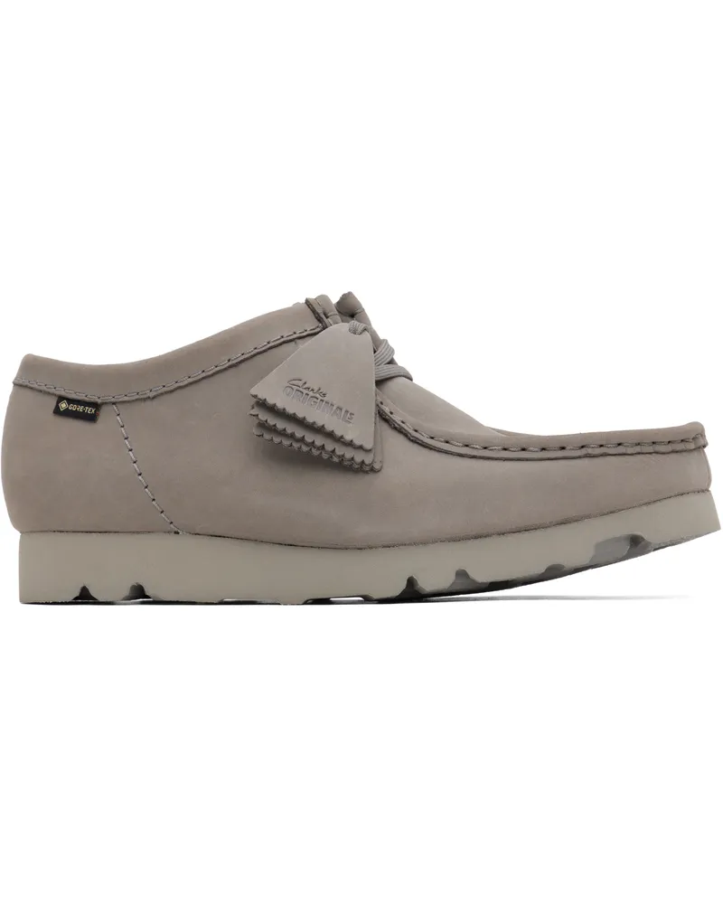 Clarks Gray Wallabee Gore-Tex Derbys Grey