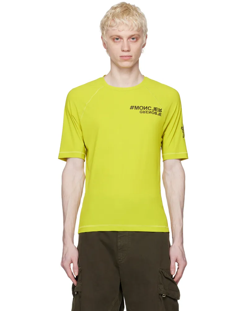 Moncler Green Manica Corta T-Shirt 8lk