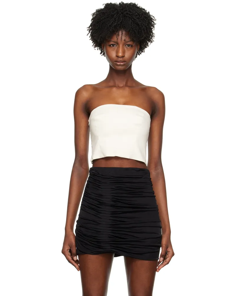 GAUGE81 White Lica Tube Top 141ivory