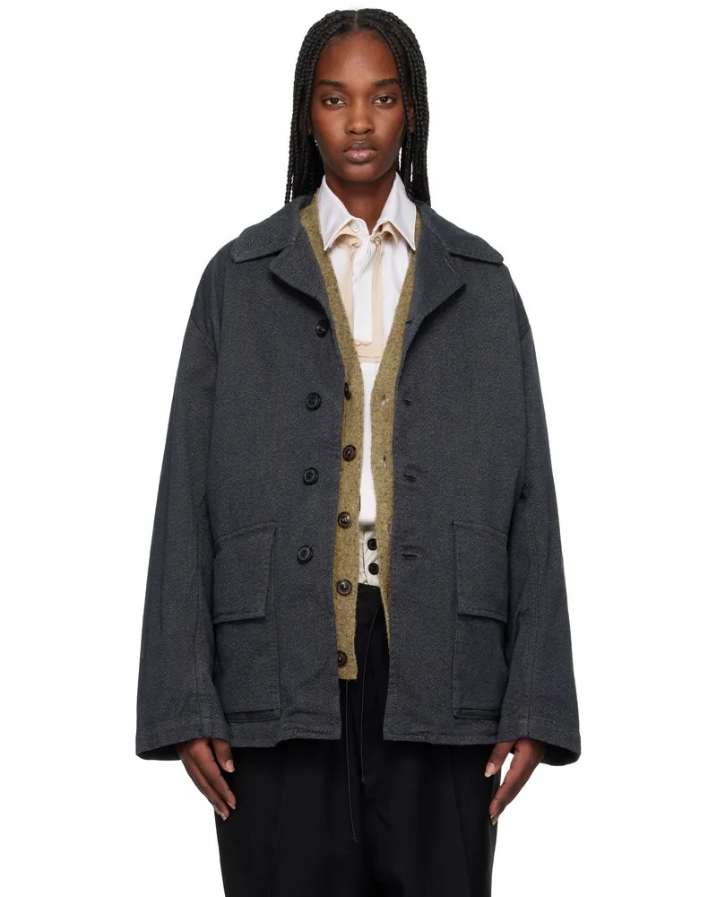 Maison Margiela Gray & Navy Sports Jacket 510m