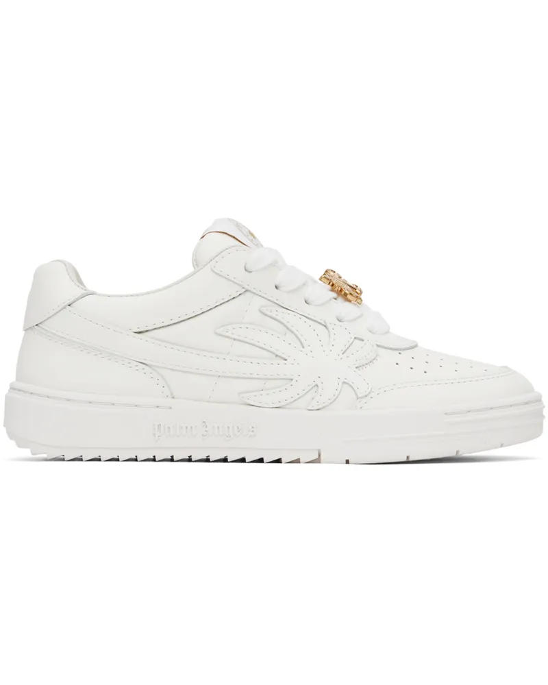 Palm Angels White Palm Beach University Sneakers White