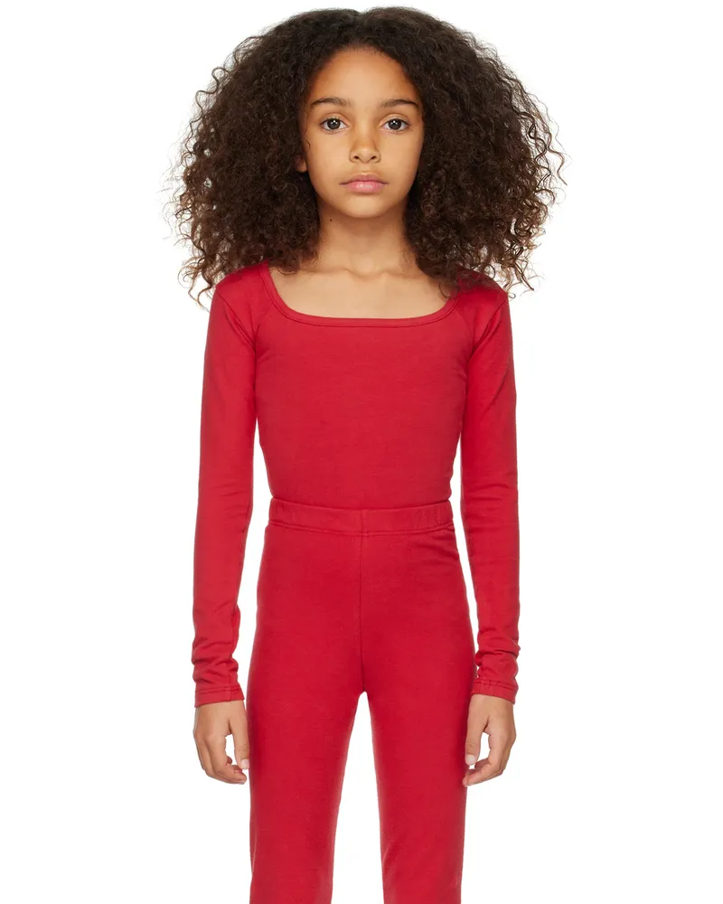 Gil Rodriguez SSENSE Exclusive Kids Red El Tigre Bodysuit Tomate