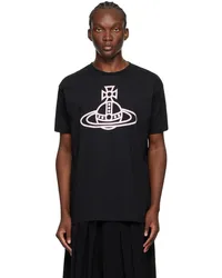 Vivienne Westwood Black 'Westwood Sécurité' T-Shirt N401