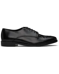 STEFAN COOKE Black Slashed Oxfords Black