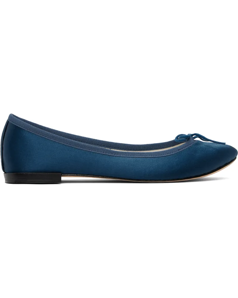 Repetto SSENSE Exclusive Navy Cendrillon Ballerina Flats Navy
