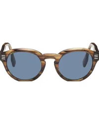 Burberry Brown Stripe Sunglasses Havana