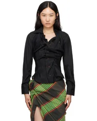 Vivienne Westwood Black Drunken Shirt Nblack