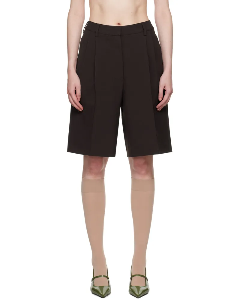 Beaufille Brown Hugo Shorts Umber