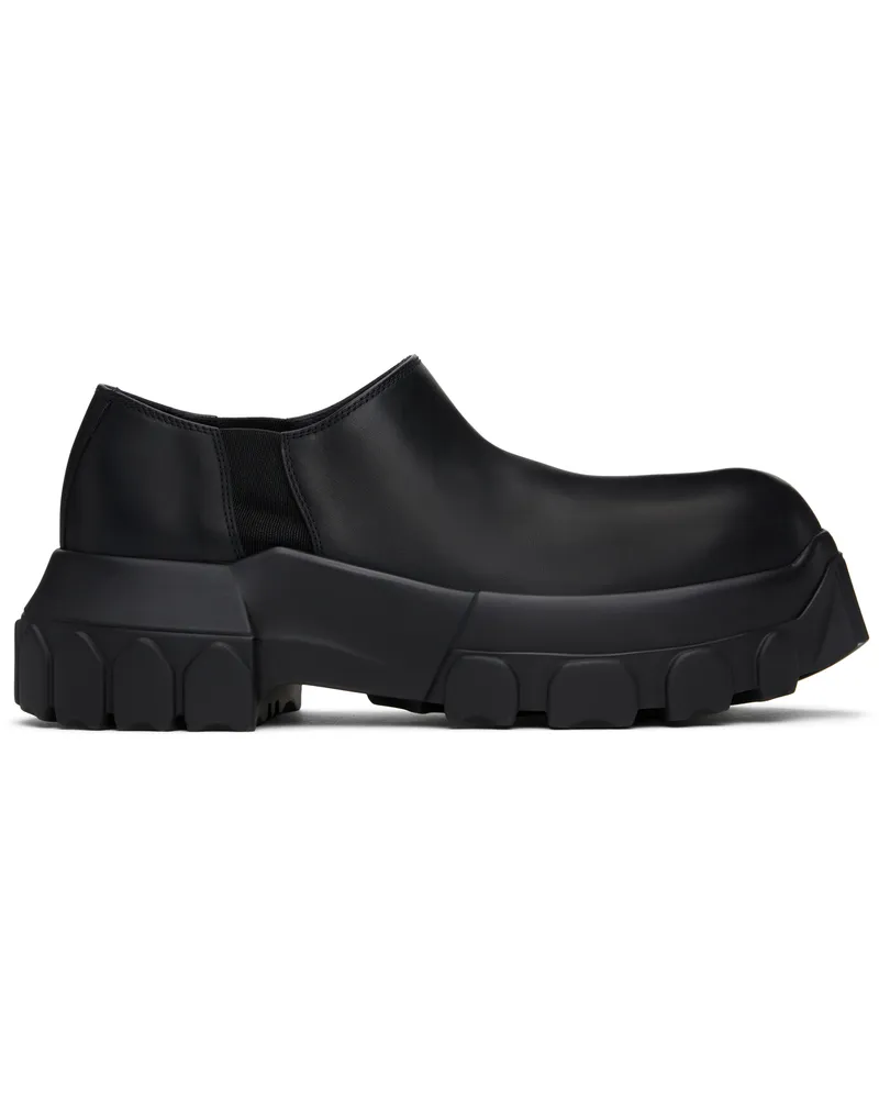Rick Owens Black Hollywood Slip On Tractor Loafers 99