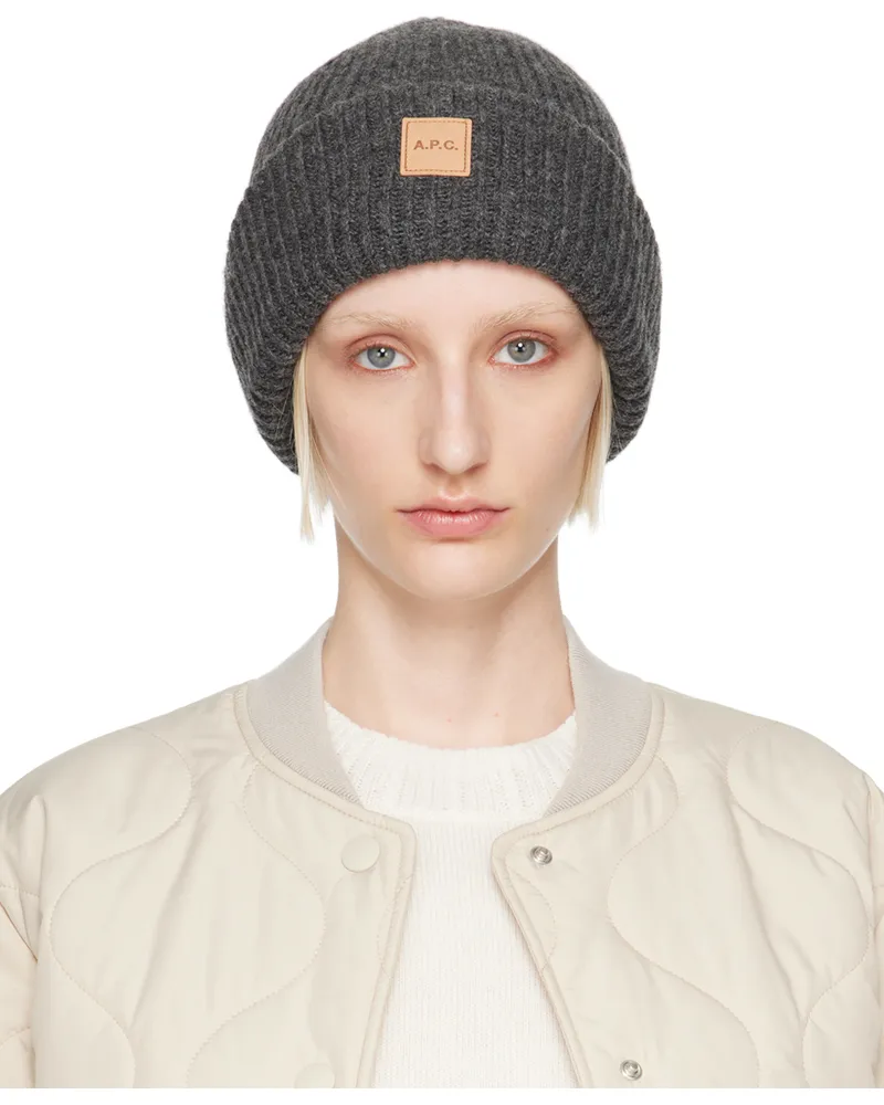 A.P.C. Gray Michele Beanie Plc
