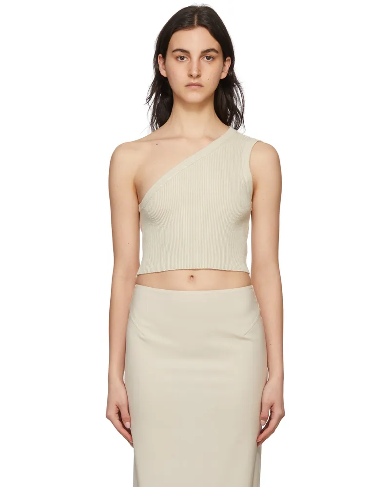 Jacquemus Off-White 'La Maille Ascu' Tank Top 110