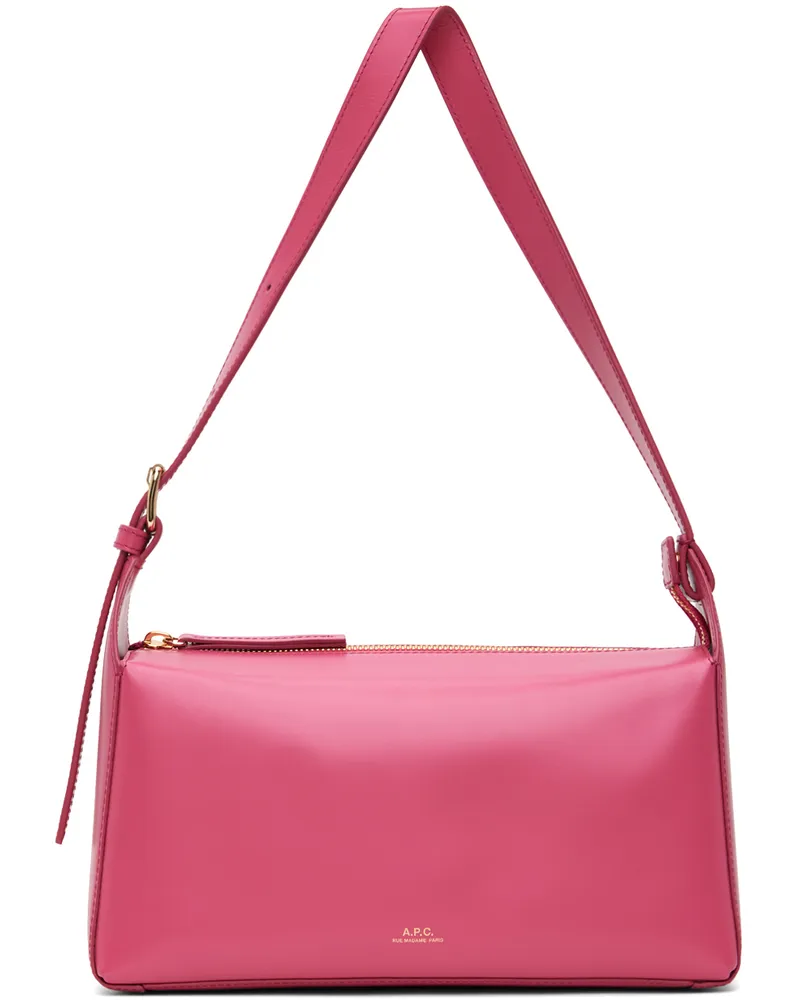 A.P.C. Pink Virginie Baguette Bag Fah