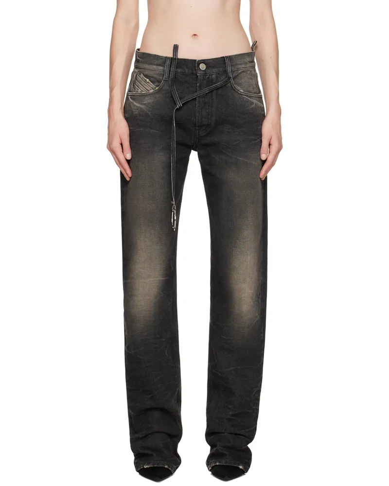 ATTICO Grey Long Jeans 611