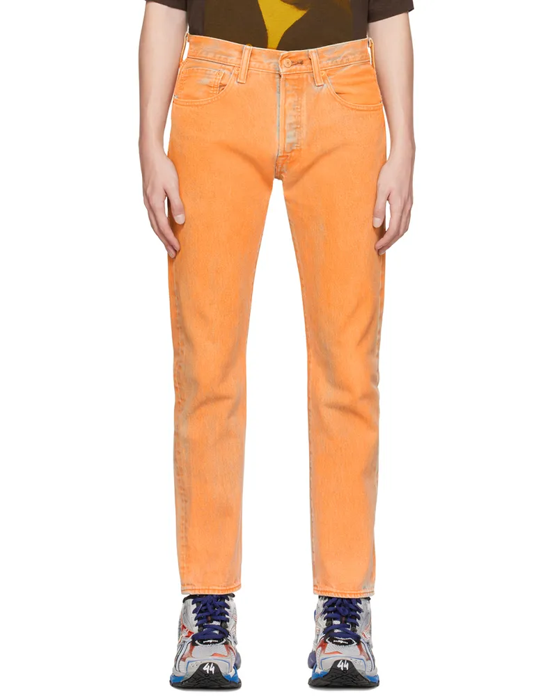 NotSoNormal Orange High Jeans Washed