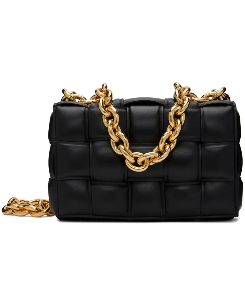 Bottega Veneta Black Chain Cassette Shoulder Bag 8425