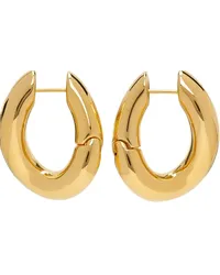 Balenciaga Gold Loop Earrings Gold