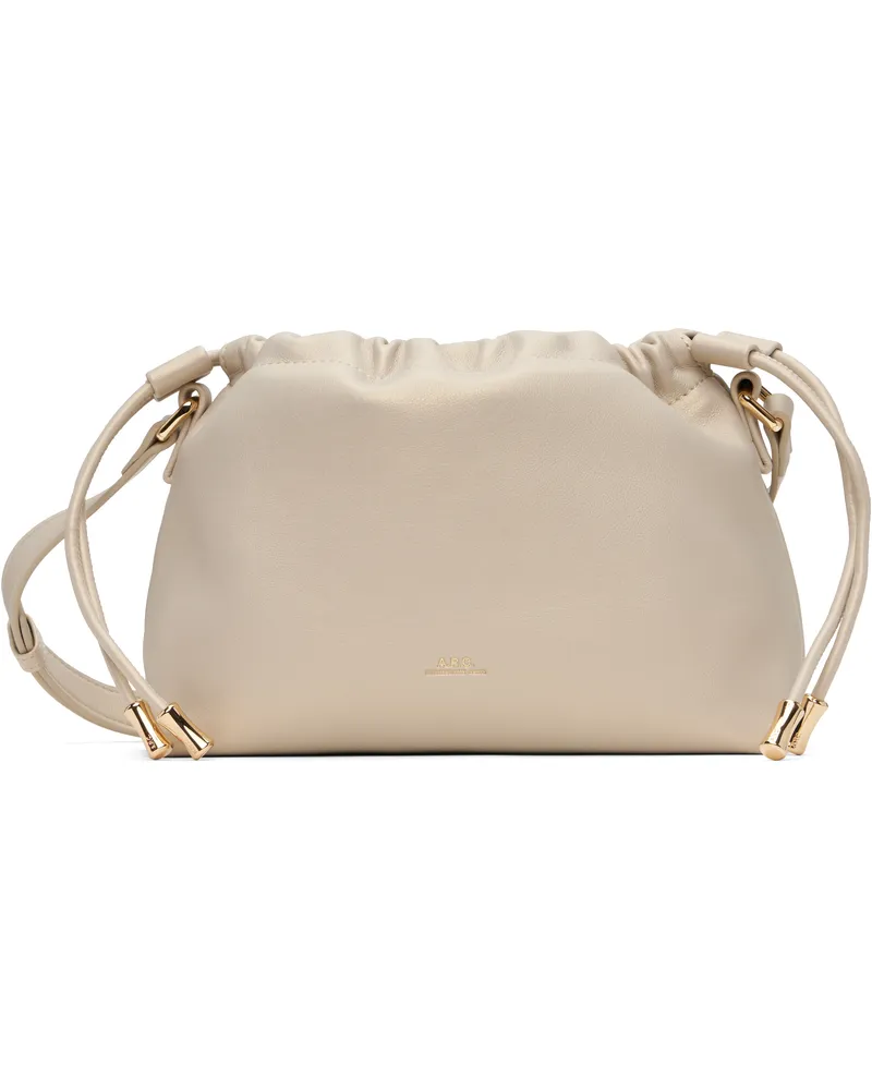 A.P.C. Beige Ninon Mini Bag Ran