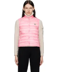 Moncler Pink Liane Down Vest Pink