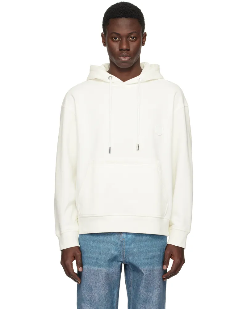 Wooyoungmi White Printed Hoodie 742w