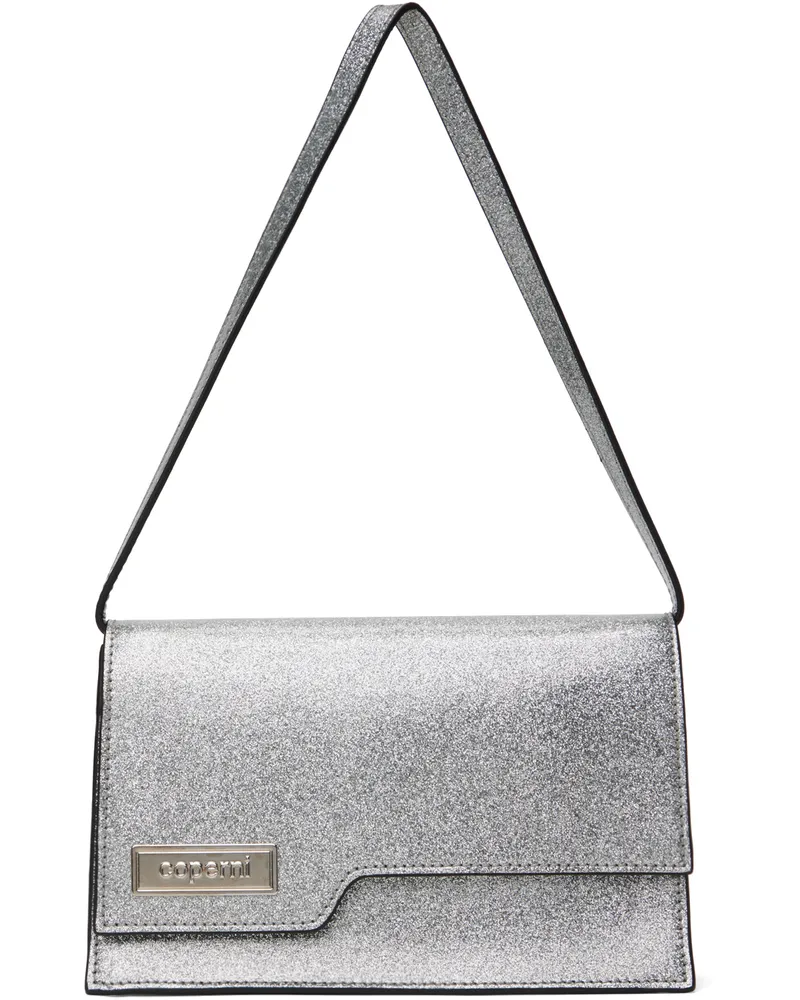 COPERNI Silver Glitter Mini Folder Bag Silver