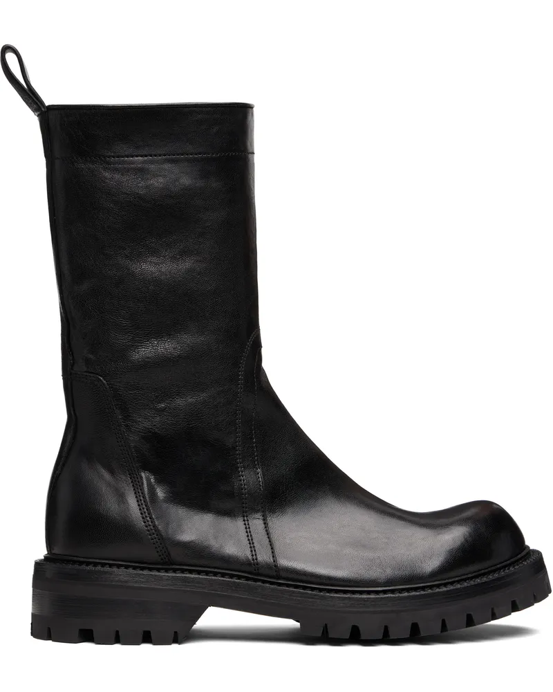 Rick Owens Black Concordians Army Creeper Boots 09