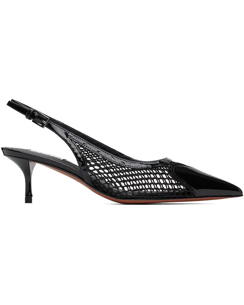 Alaïa Black 'Le Cœur' Slingback Heels 999