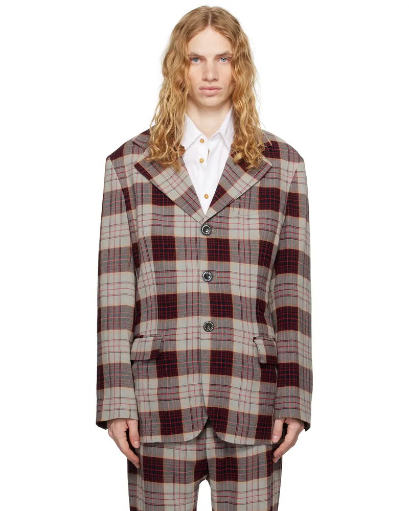 Vivienne Westwood Red Wreck Blazer Aw24-red