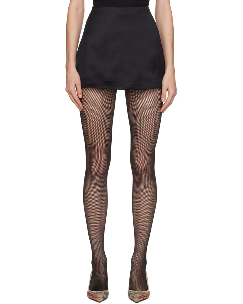 Pristine Black Teaser Miniskirt Black