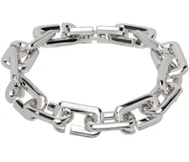 Silver 'The J Marc Chain Link' Bracelet