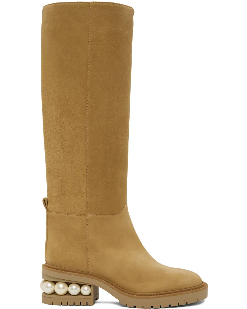 Nicholas Kirkwood Tan Casati Riding Boots M62