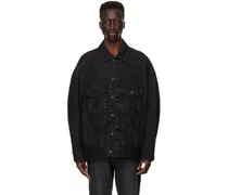 Black Wire Denim Jacket