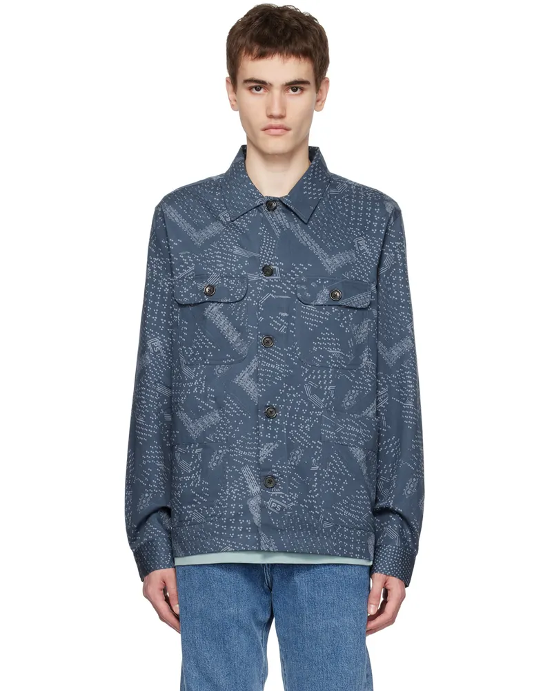 Paul Smith Blue Bandana Jacket 48