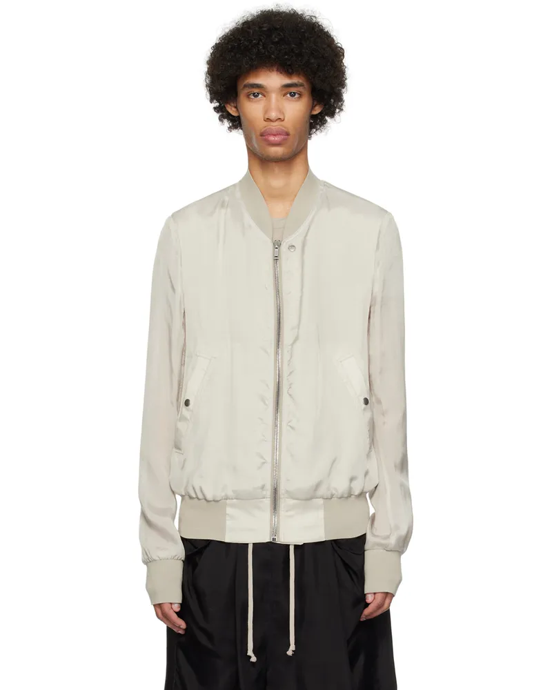 Rick Owens Off-White Flight Bomber Jacket 08