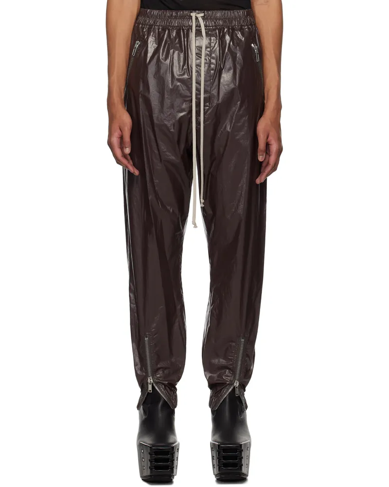 Rick Owens Brown Hollywood Tecuatl Trousers 14