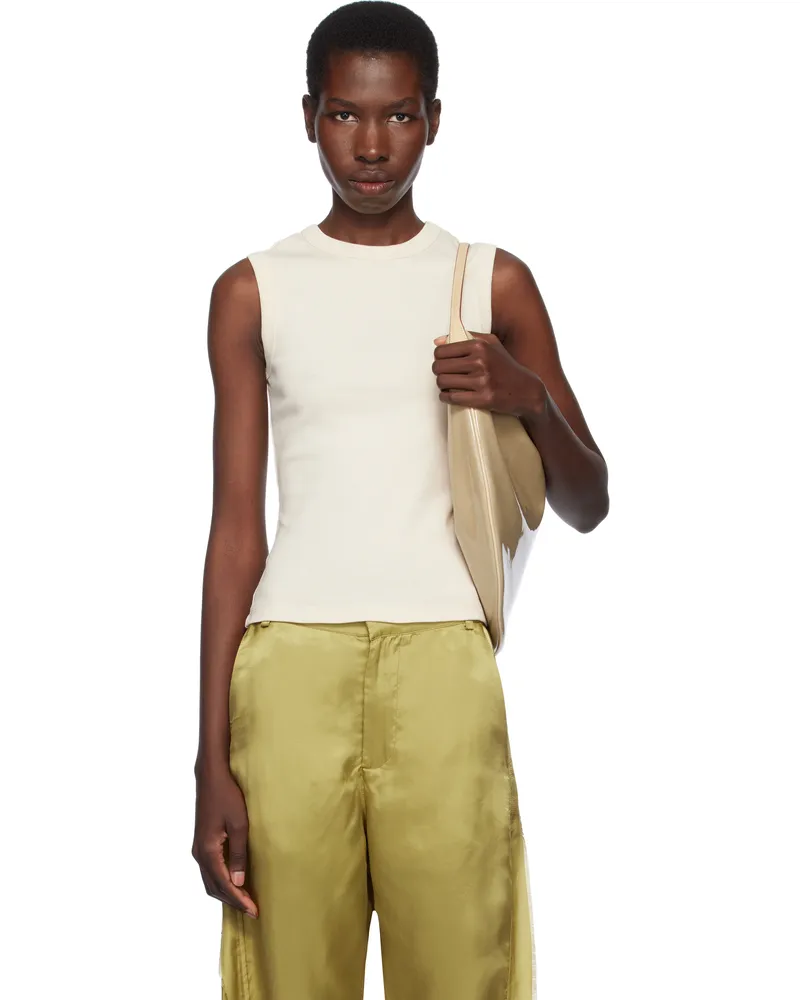 Flore Flore Off-White Esmé Tank Top Off