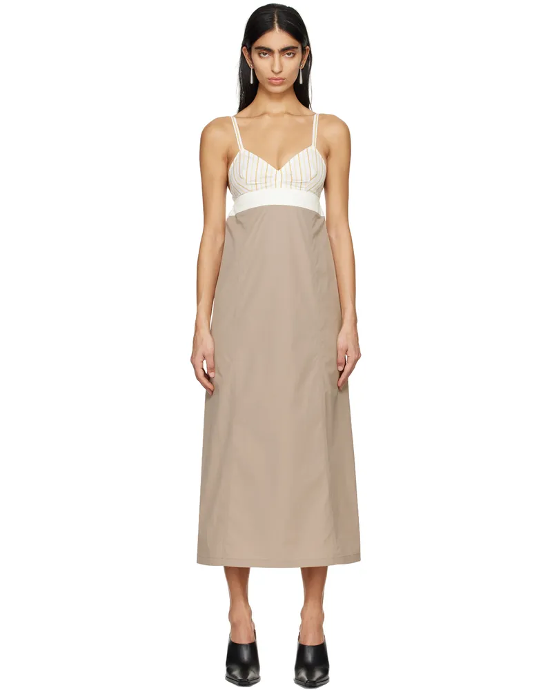 Dries van Noten Beige Dalina Maxi Dress 101