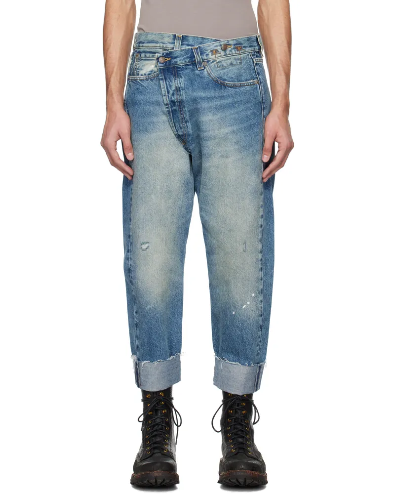 R13 Blue Crossover Jeans Jasper