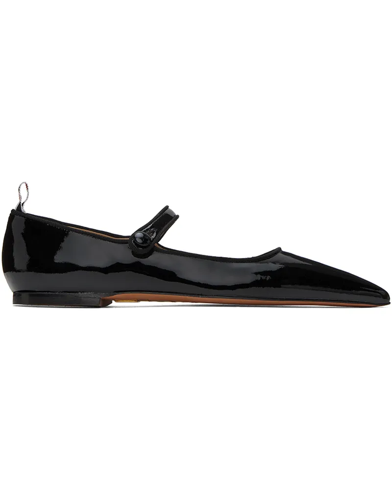Thom Browne Black Thom John Ballerina Flats 001