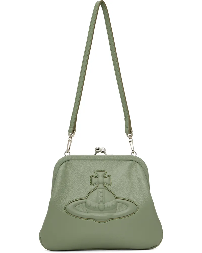 Vivienne Westwood Green Vivienne's Clutch M40