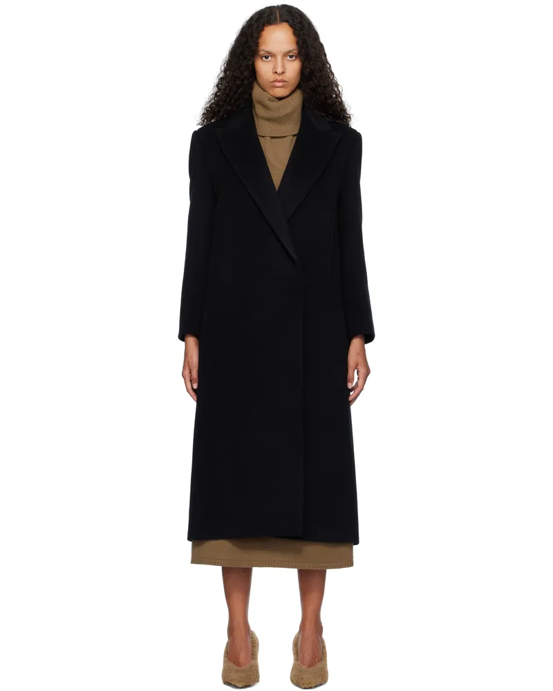 Max Mara Black Estremo Coat 005