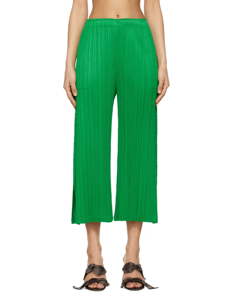 Issey Miyake Green Monthly Colors February Trousers 62