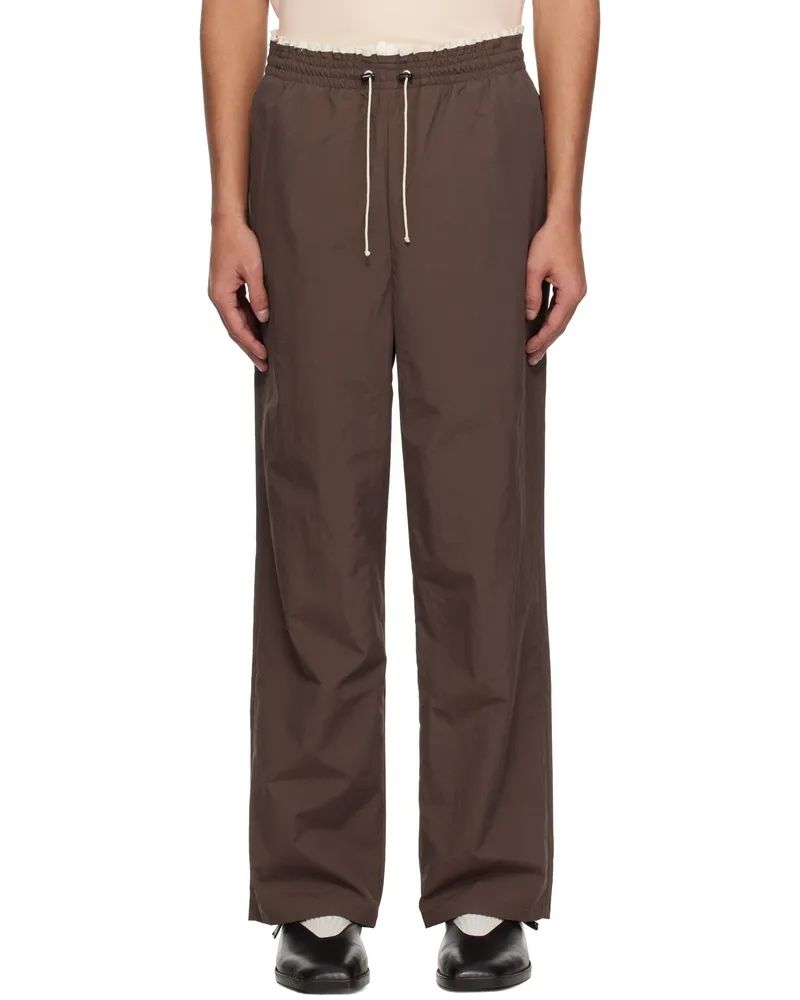 Camiel Fortgens Brown Tech Sweatpants Brown