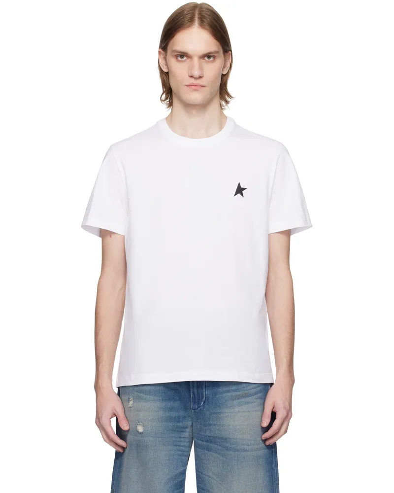 Golden Goose White Star Collection T-shirt 10364